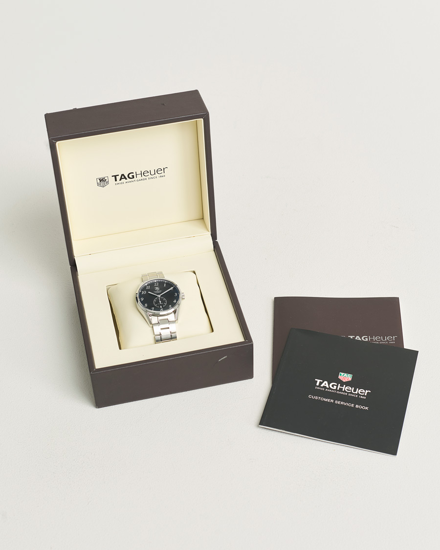 Hombres | Tag Heuer Pre-Owned Carrera Calibre 6 WAS2110 Silver | Tag Heuer Pre-Owned | Carrera Calibre 6 WAS2110 Silver