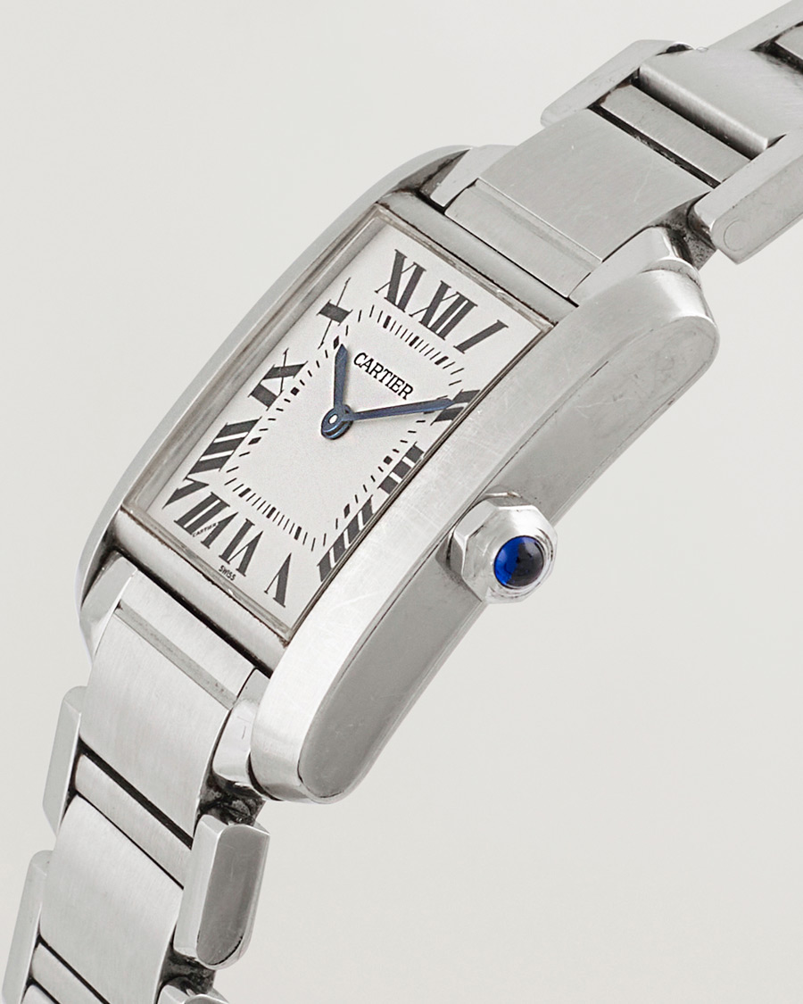 Hombres | Cartier Pre-Owned Tank Française 2301 Silver | Cartier Pre-Owned | Tank Française 2301 Silver