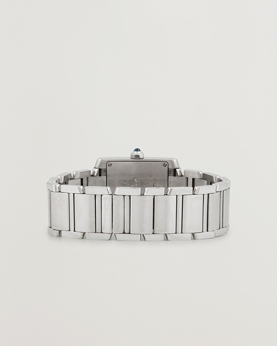 Hombres | Cartier Pre-Owned Tank Française 2301 Silver | Cartier Pre-Owned | Tank Française 2301 Silver