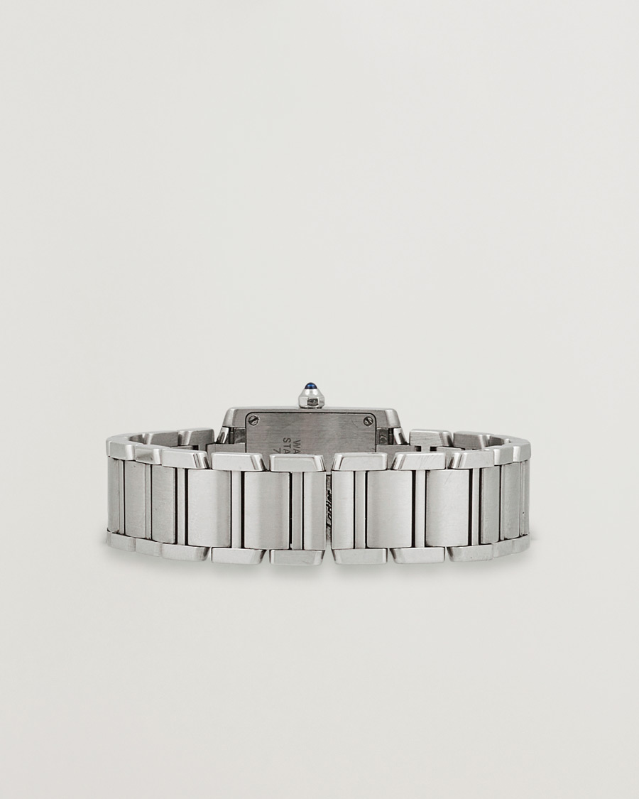 Hombres | Cartier Pre-Owned Tank Française 2384 Silver | Cartier Pre-Owned | Tank Française 2384 Silver