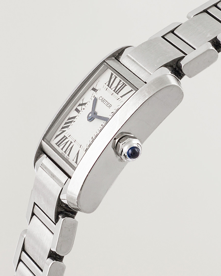 Hombres | Cartier Pre-Owned Tank Française 2384 Silver | Cartier Pre-Owned | Tank Française 2384 Silver