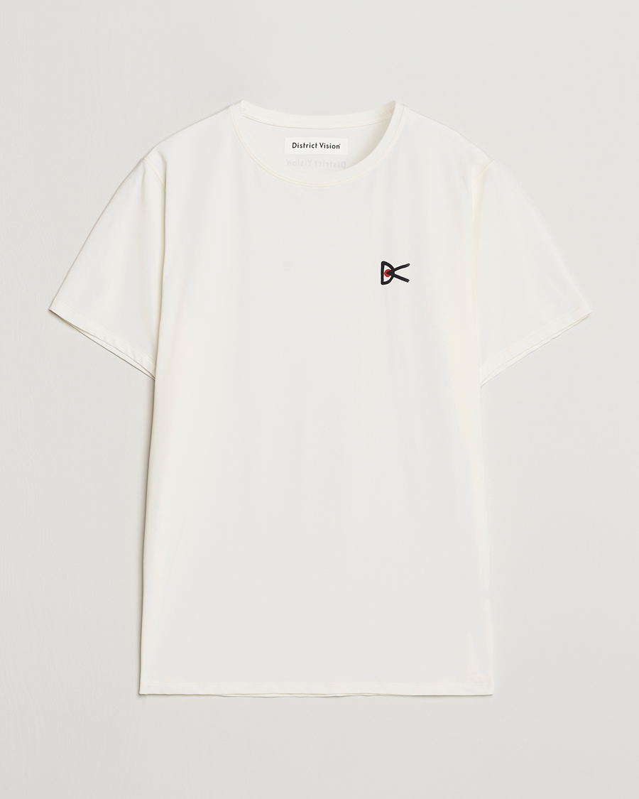 Hombres | Camisetas | District Vision | Lightweight Short Sleeve T-Shirt Lunar White