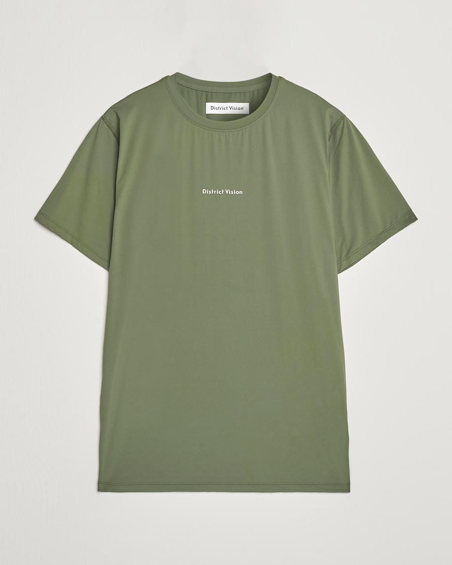 Hombres | Camisetas | District Vision | Ultralight Aloe Short Sleeve Sage