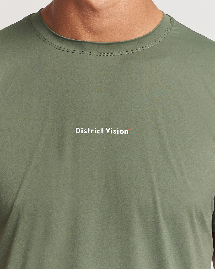 Hombres | Camisetas | District Vision | Ultralight Aloe Short Sleeve Sage
