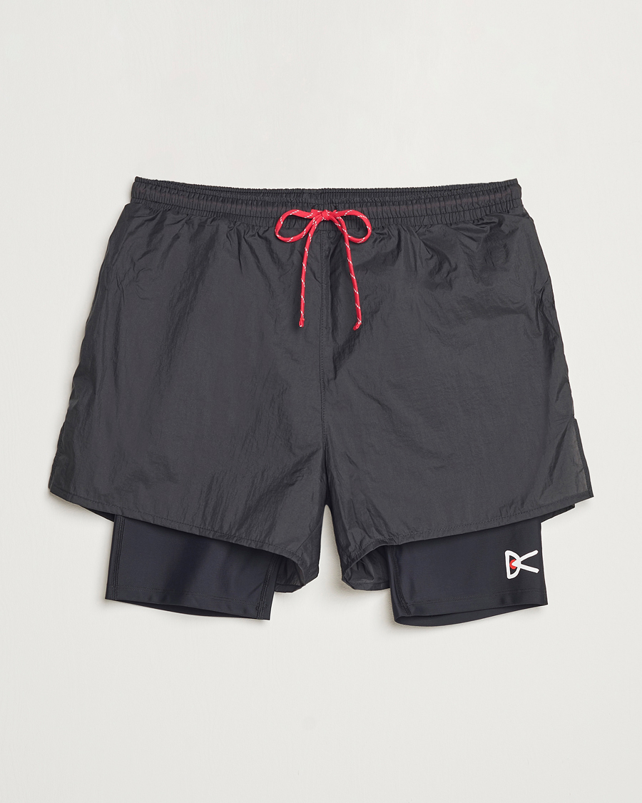 Hombres | Pantalones cortos | District Vision | Ripstop Layered Trail Shorts Black