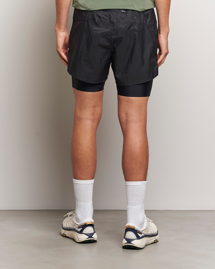 Hombres | Pantalones cortos | District Vision | Ripstop Layered Trail Shorts Black