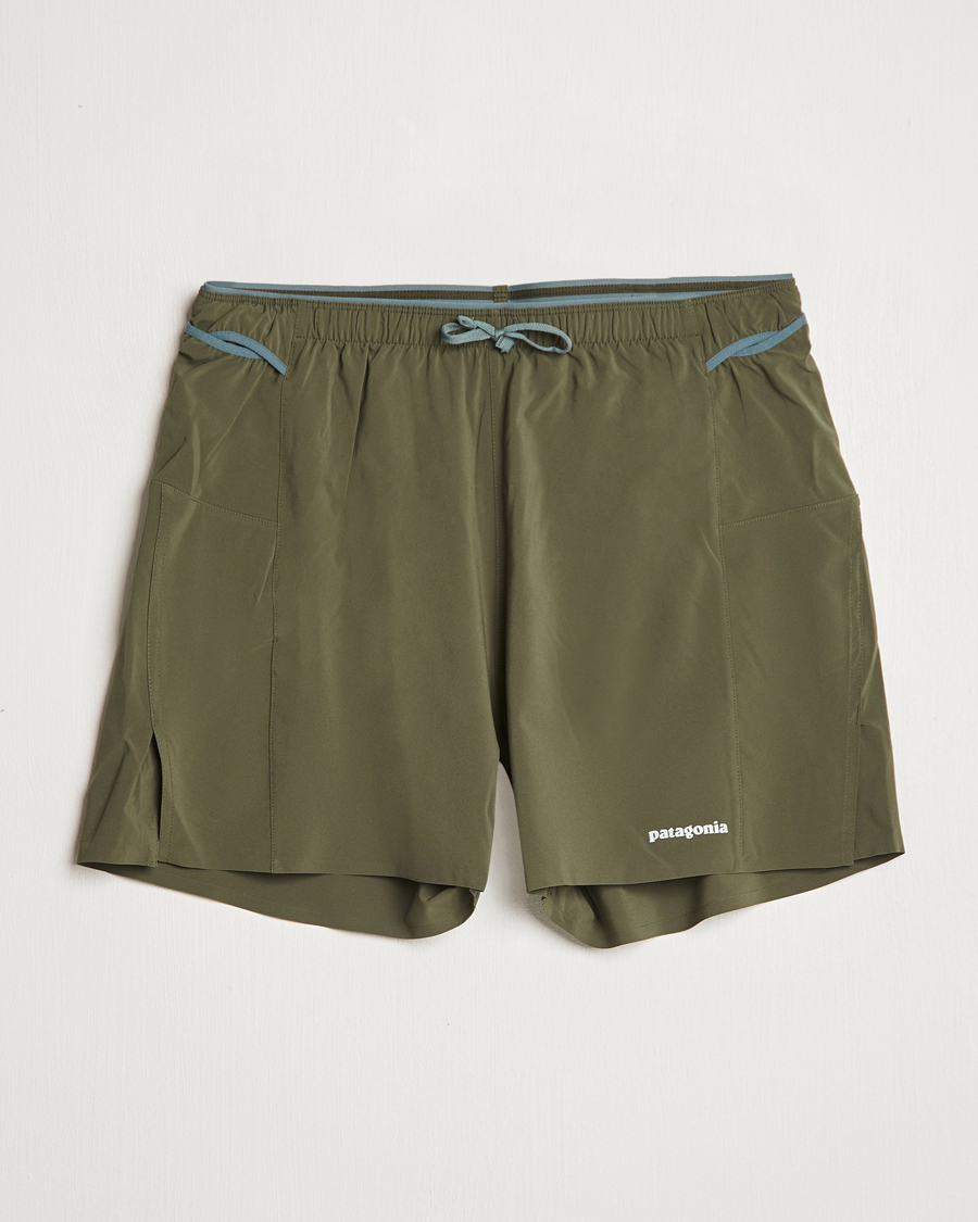 Hombres | Pantalones cortos | Patagonia | Strider Pro Shorts 5inch Pine Needle Green
