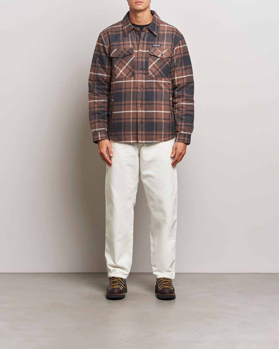Hombres | Camisas | Patagonia | Lightweigt Insulated Fjord Flannel Shirt Brown