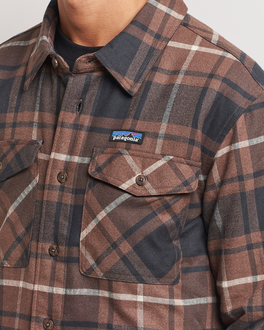 Hombres | Camisas | Patagonia | Lightweigt Insulated Fjord Flannel Shirt Brown