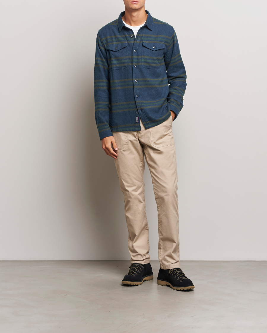 Hombres | Camisas | Patagonia | Fjord Flannel Shirt Smolder Blue