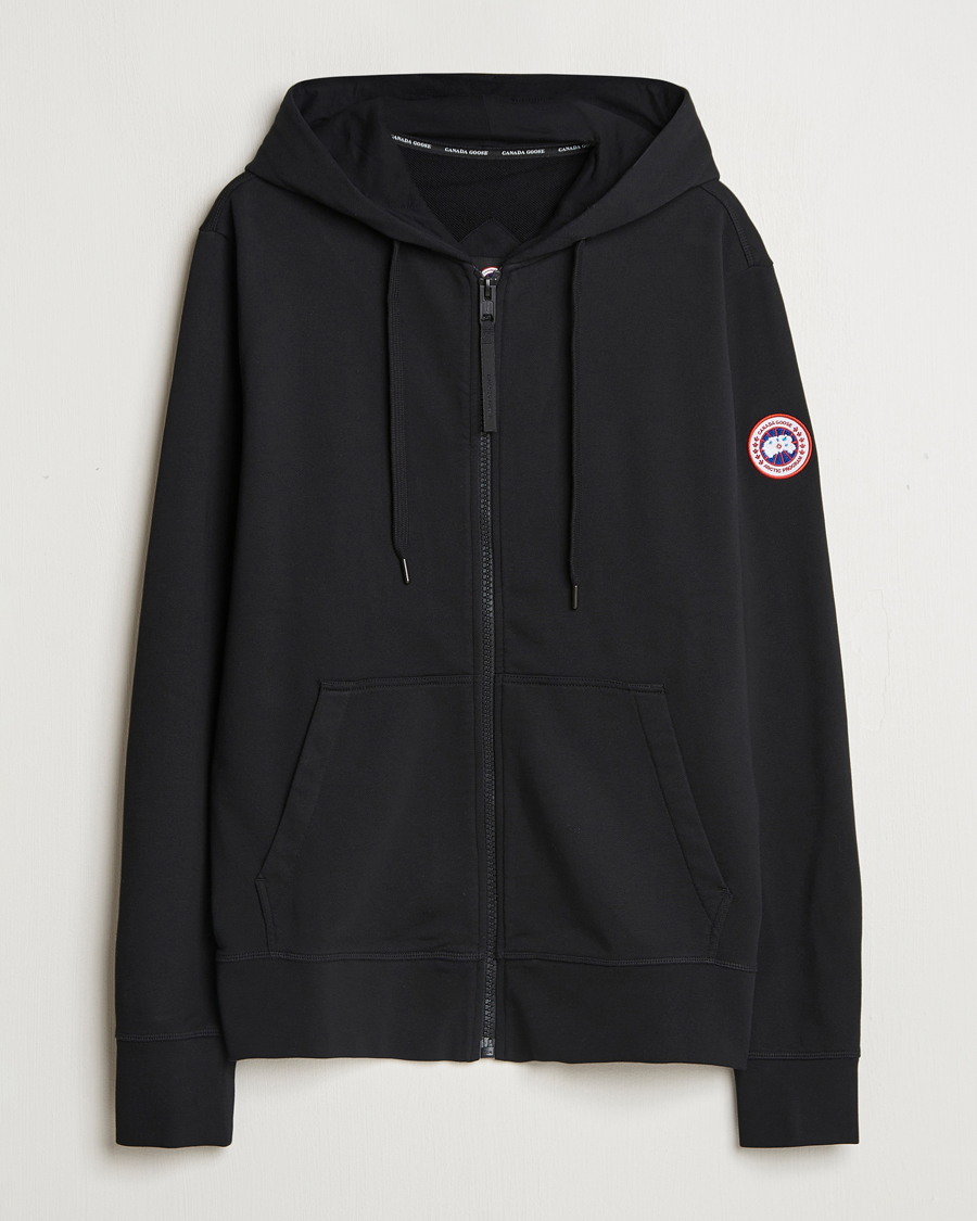 Hombres | Jerséis y prendas de punto | Canada Goose | Huron Full Zip Hoodie Black