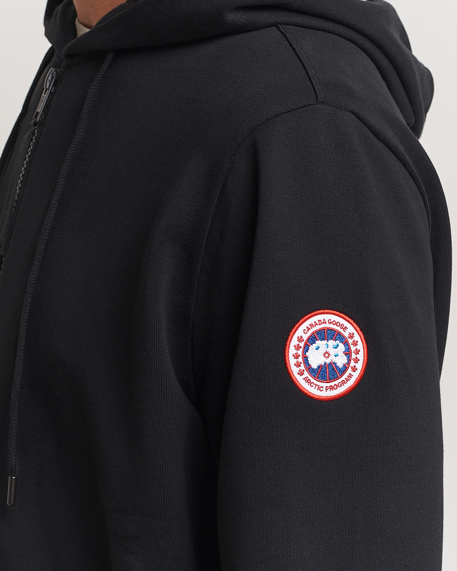 Hombres | Jerséis y prendas de punto | Canada Goose | Huron Full Zip Hoodie Black