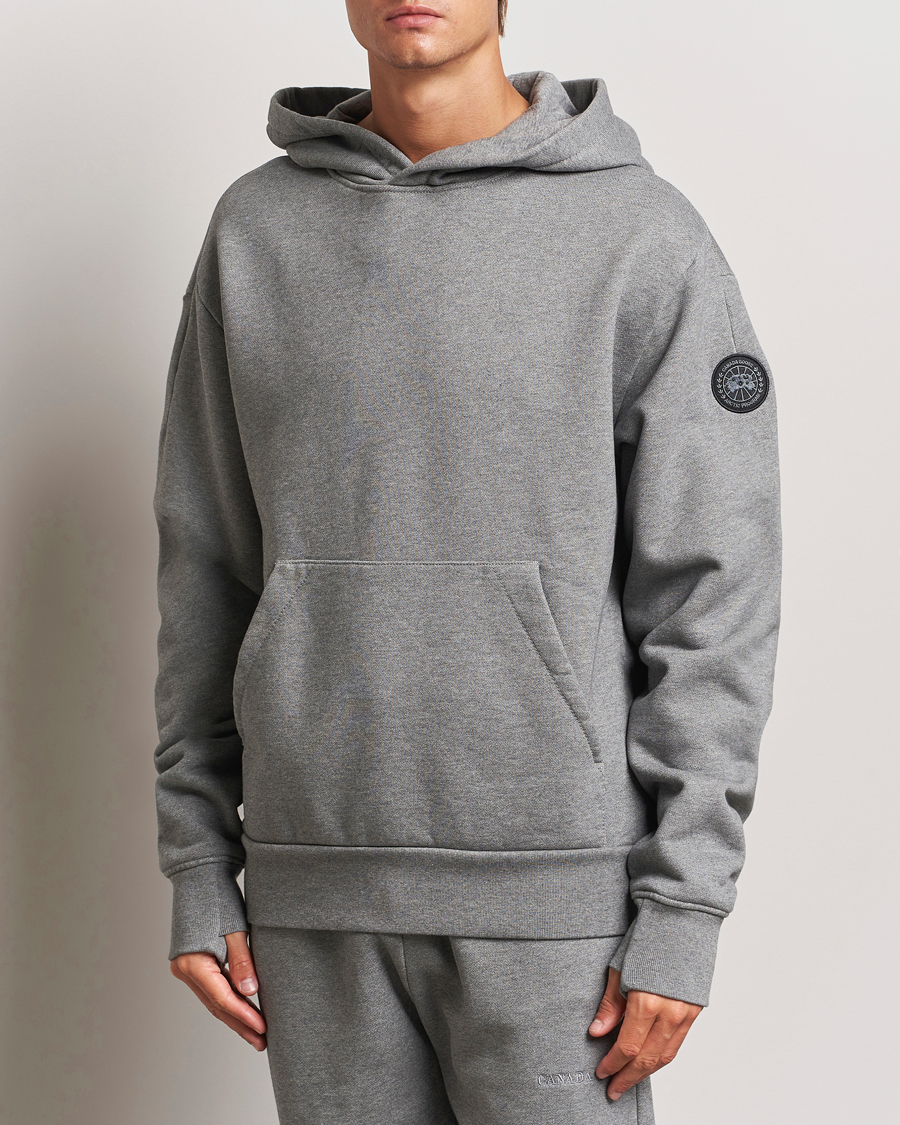 Hombres | Jerséis y prendas de punto | Canada Goose Black Label | Tobermory Heavyweight Hoody Stone Heather