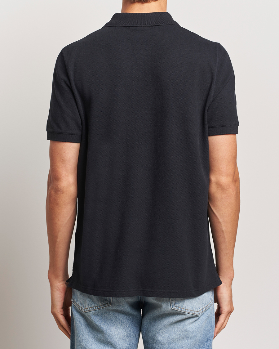 Hombres | Polos | Maison Kitsuné | Fox Head Polo Black