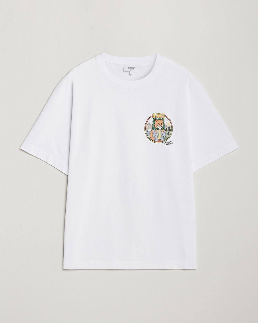 Hombres | Camisetas | Maison Kitsuné | Rambling Fox T-Shirt White