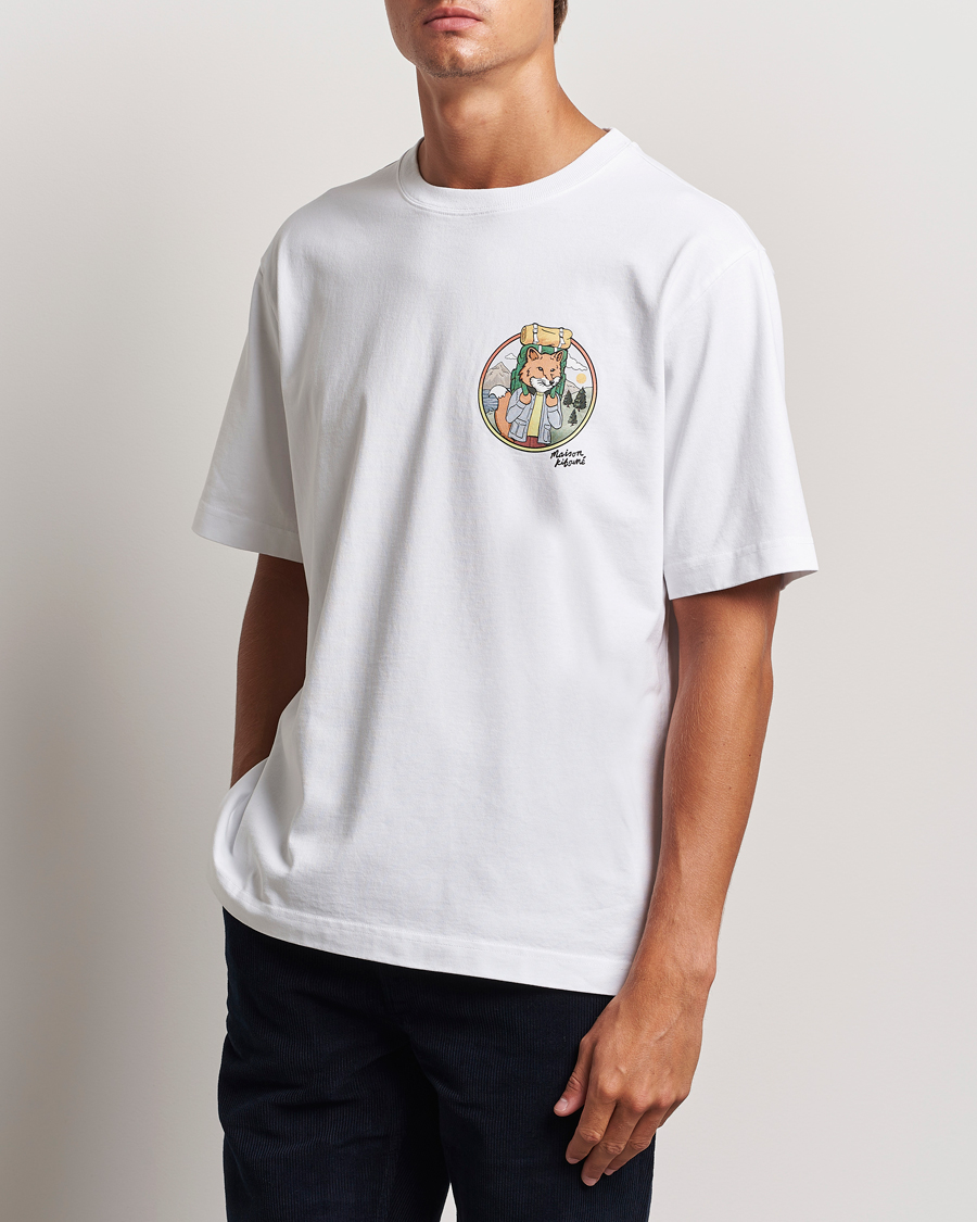 Hombres | Camisetas | Maison Kitsuné | Rambling Fox T-Shirt White
