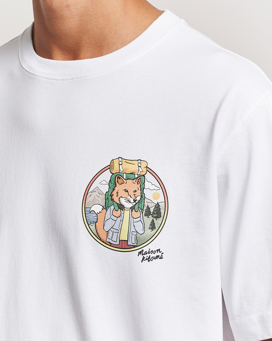 Hombres | Camisetas | Maison Kitsuné | Rambling Fox T-Shirt White
