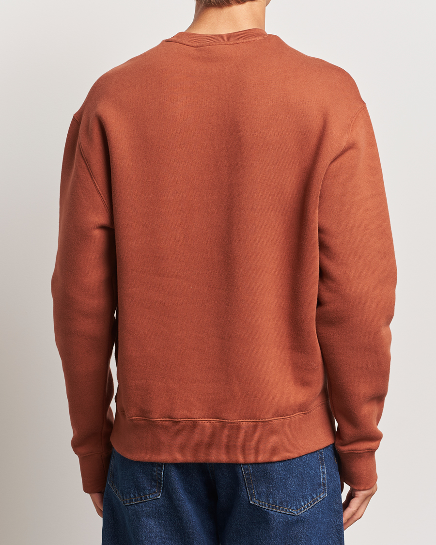 Hombres | Jerséis y prendas de punto | Maison Kitsuné | Gingham Handwriting Sweatshirt Pecan