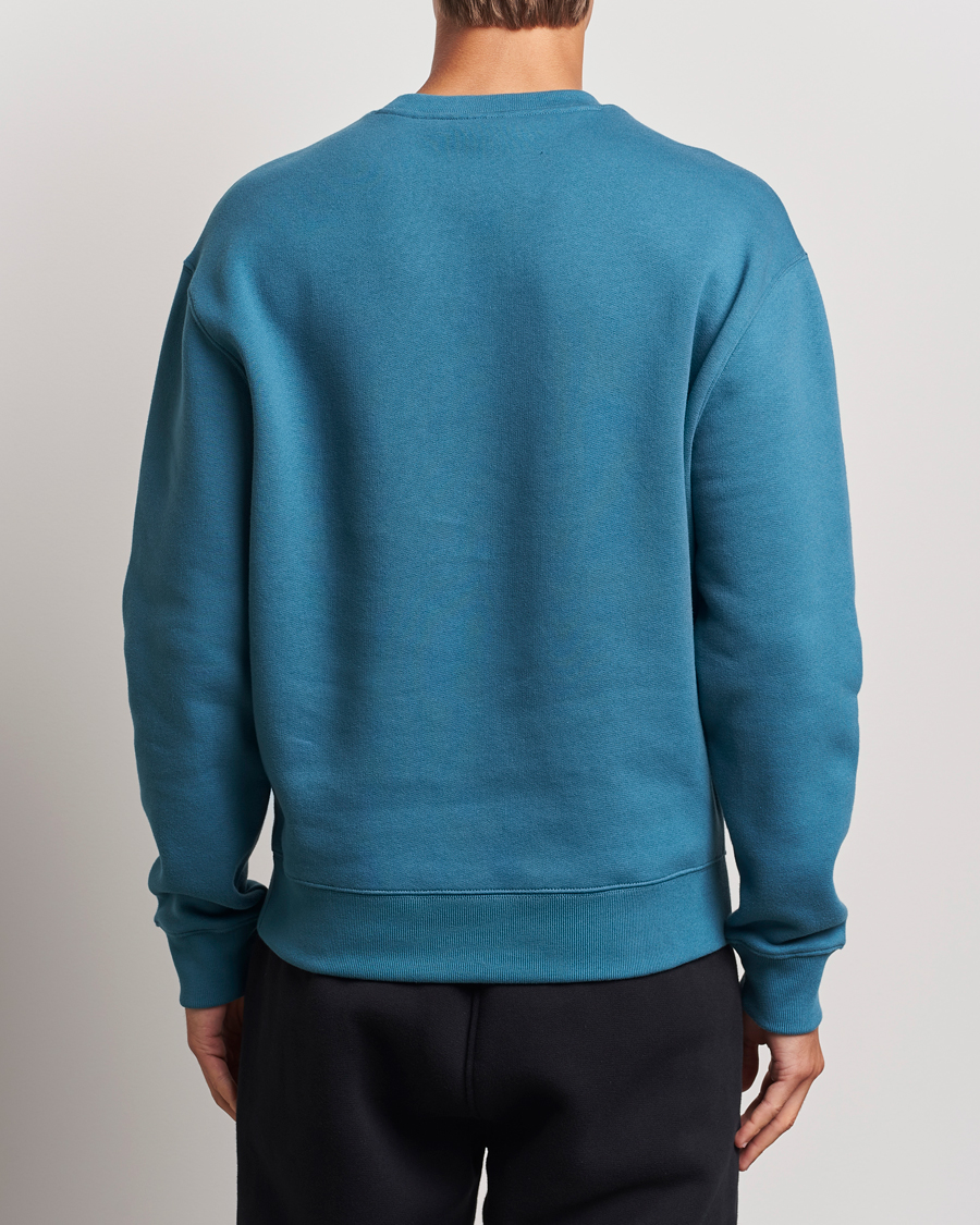 Hombres | Jerséis y prendas de punto | Maison Kitsuné | Ramblin Fox Sweatshirt Lake Blue