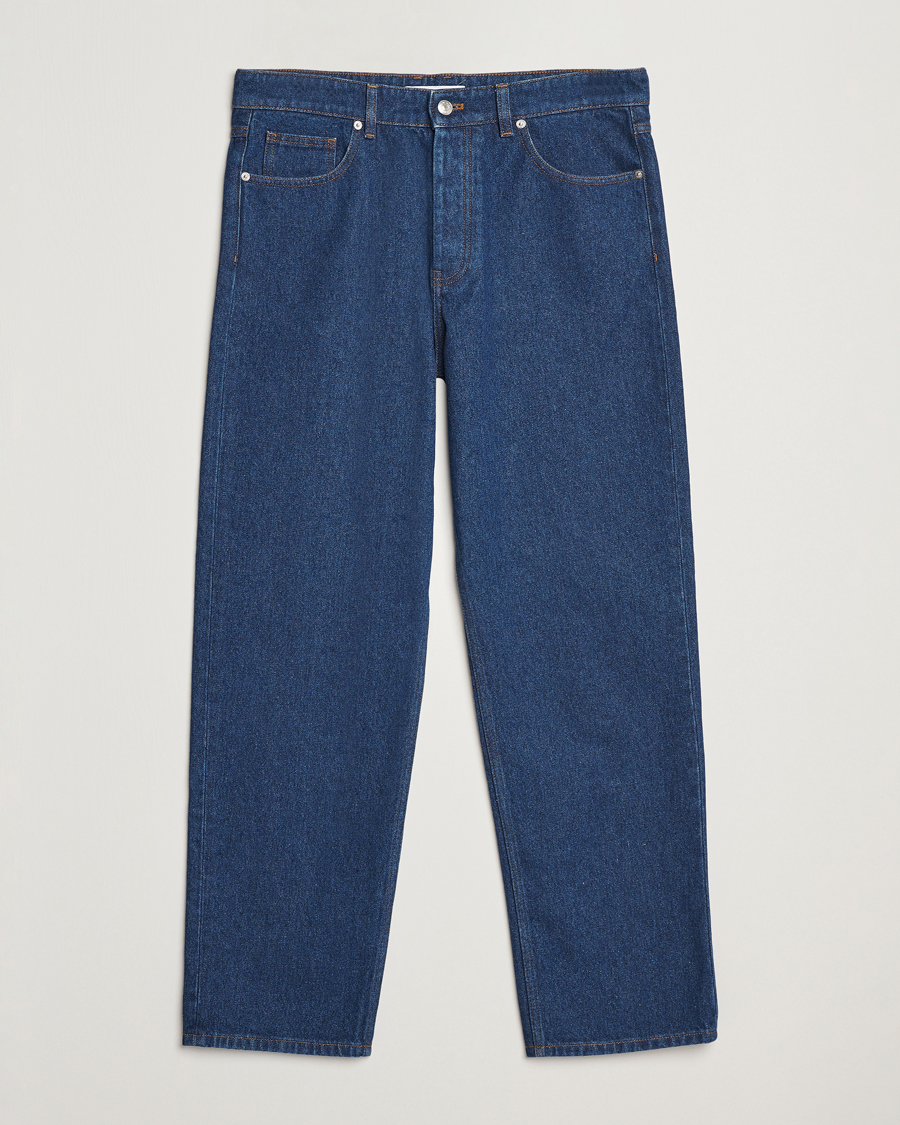 Hombres | Vaqueros | Maison Kitsuné | Straight Fit Jeans Stone Washed Indigo