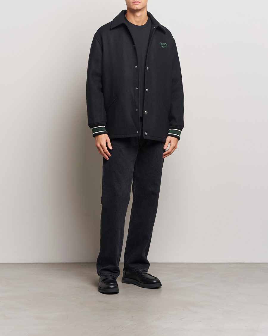 Hombres | Abrigos y chaquetas | Maison Kitsuné | Varsity Jacket Black