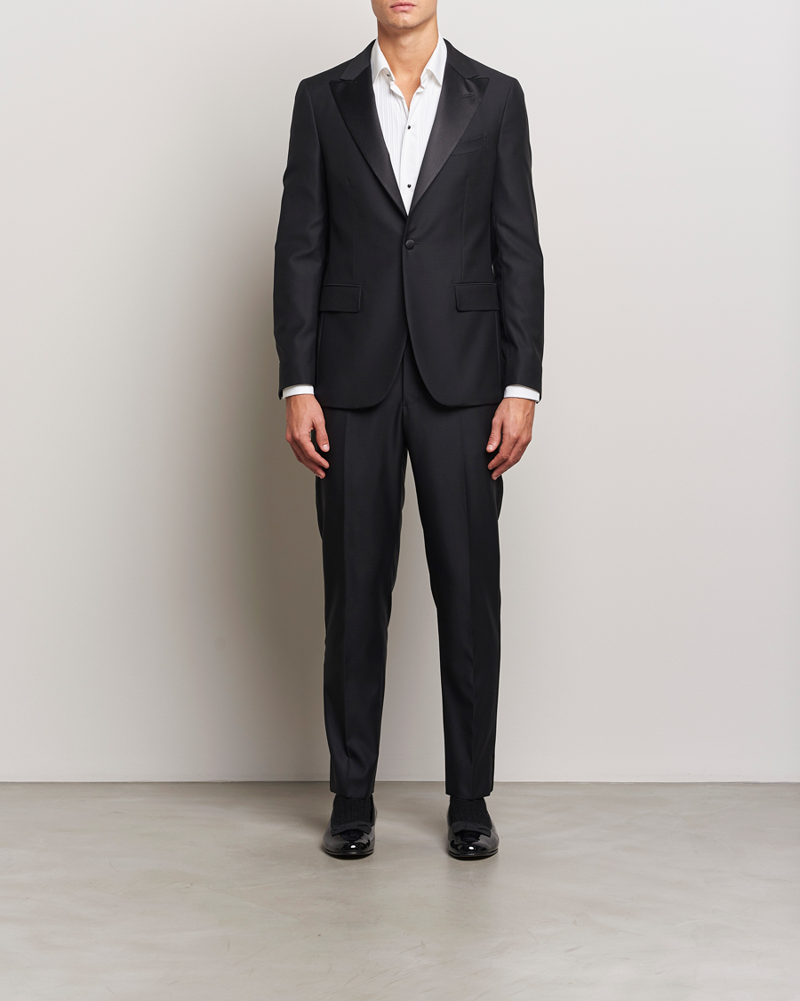 Hombres | Trajes | Boglioli | Milano Single Breasted Tuxedo Black