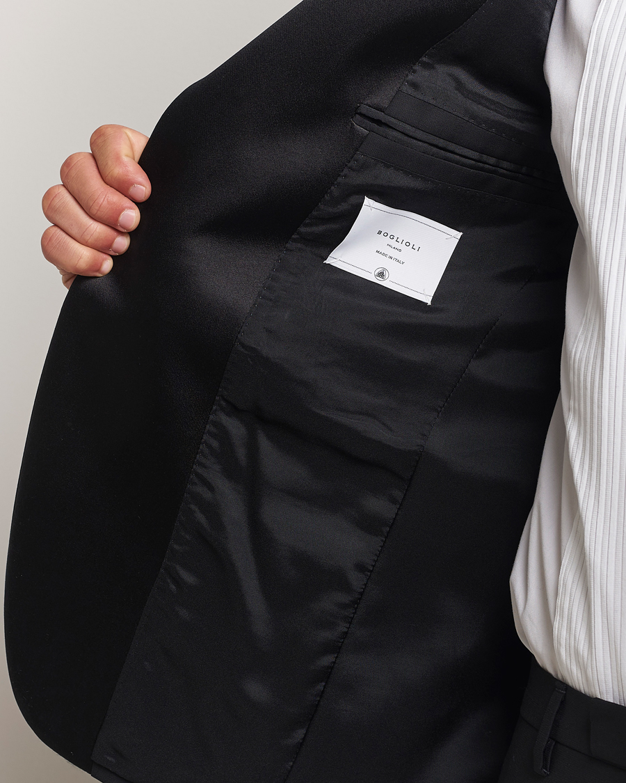 Hombres | Trajes | Boglioli | Milano Single Breasted Tuxedo Black