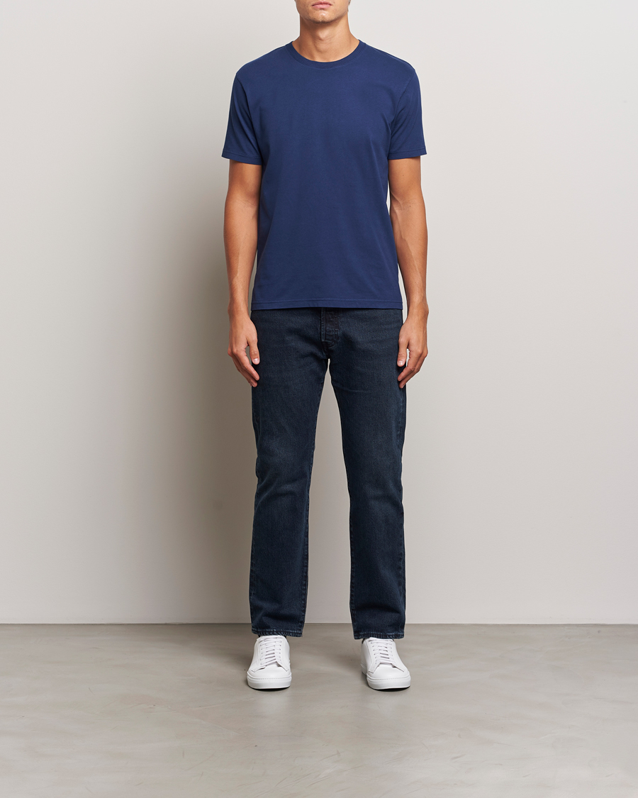 Hombres | Camisetas | Colorful Standard | Classic Organic T-Shirt Marine Blue