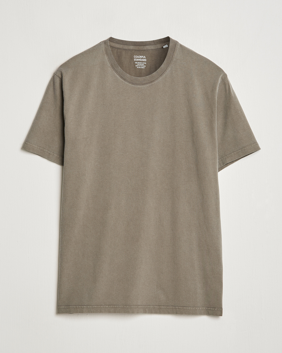 Hombres | Camisetas | Colorful Standard | Classic Organic T-Shirt Misty Brown