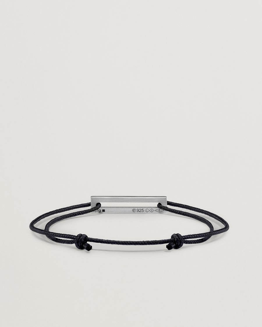 Hombres | Joyas | LE GRAMME | Lacquered Cord Bracelet Red