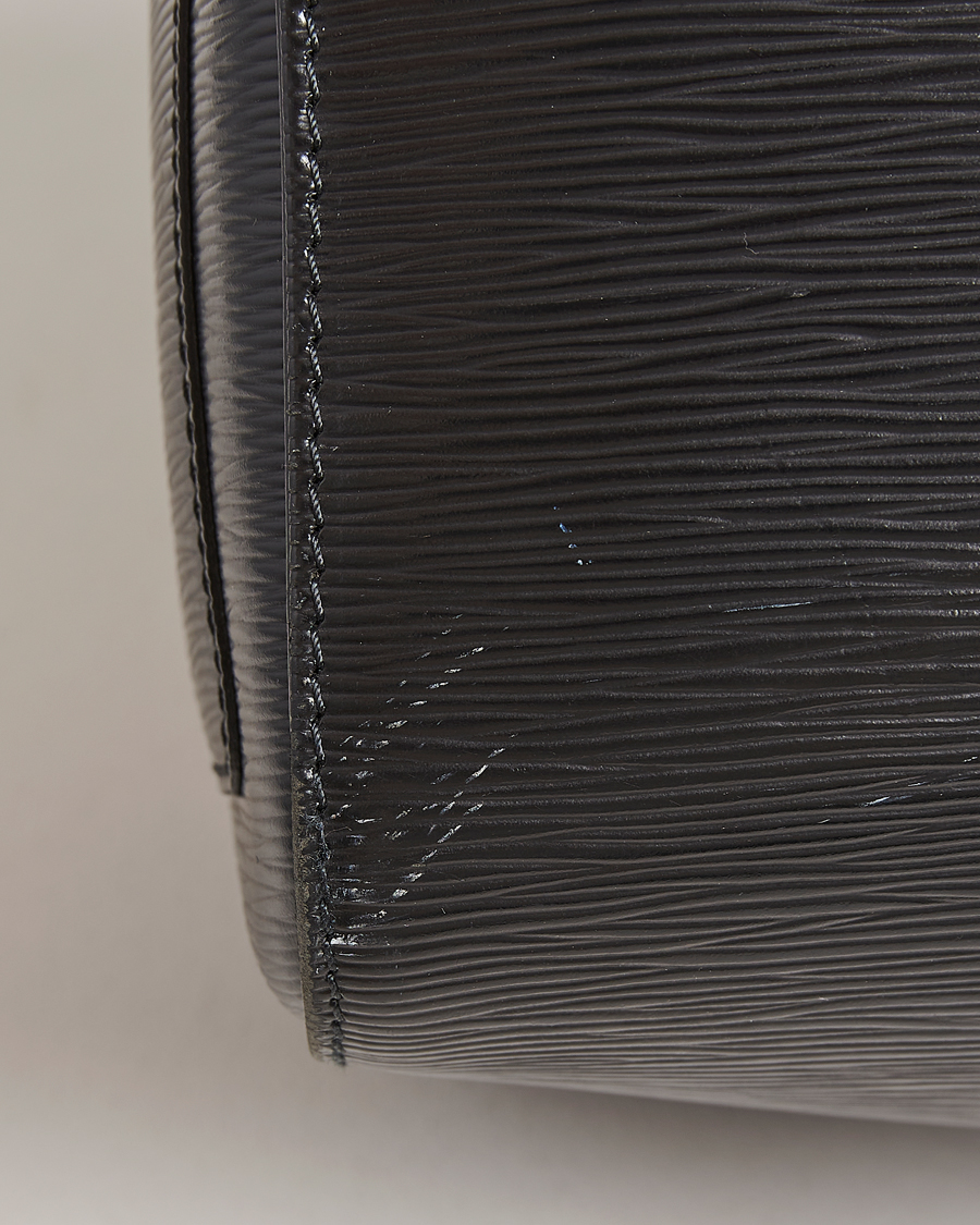 Hombres | Louis Vuitton Pre-Owned Keepall 50 Epi Leather Travel Bag Black | Louis Vuitton Pre-Owned | Keepall 50 Epi Leather Travel Bag Black