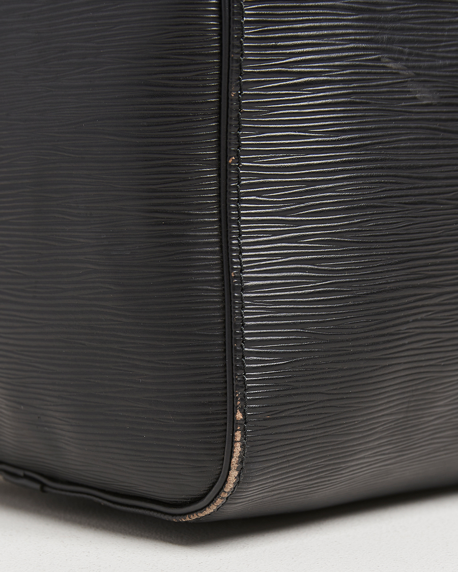 Hombres | Louis Vuitton Pre-Owned Keepall 45 Epi Leather Travel Bag Black | Louis Vuitton Pre-Owned | Keepall 45 Epi Leather Travel Bag Black