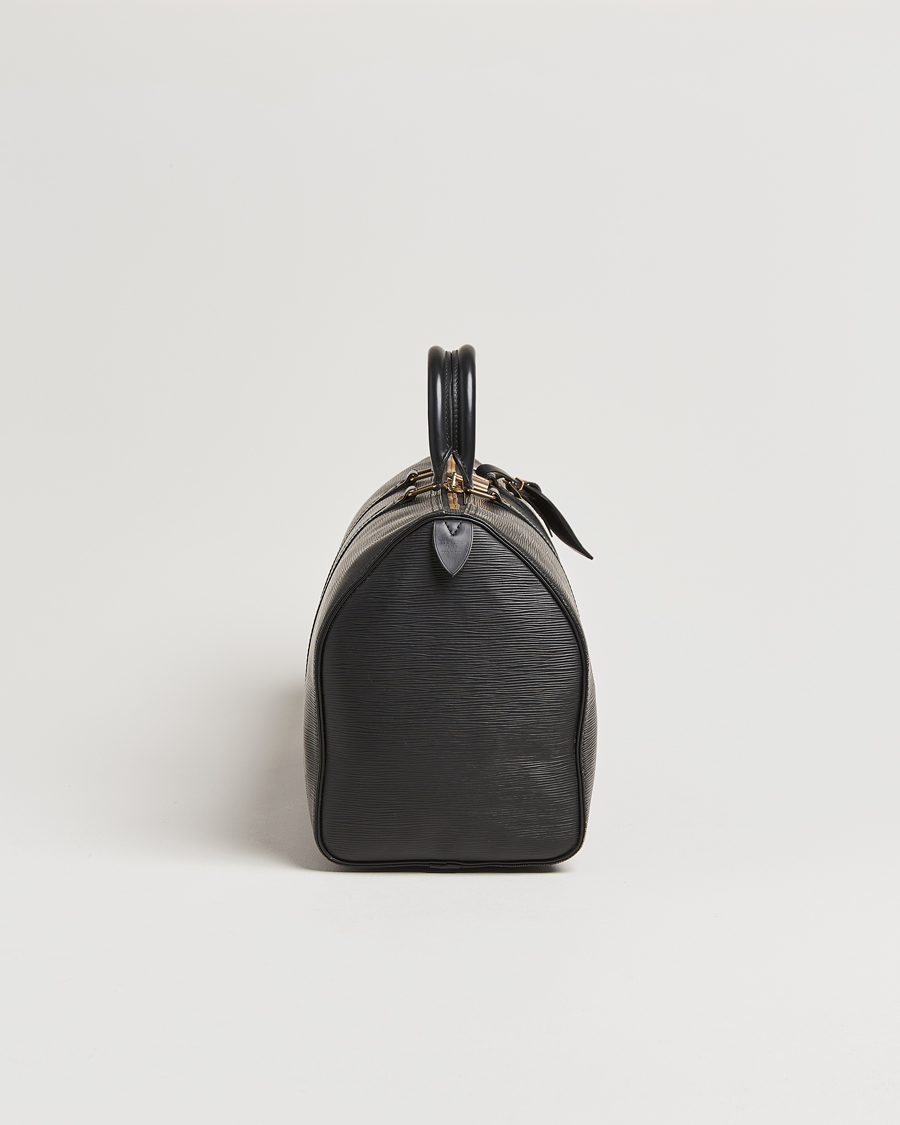 Hombres | Louis Vuitton Pre-Owned Keepall 45 Epi Leather Travel Bag Black | Louis Vuitton Pre-Owned | Keepall 45 Epi Leather Travel Bag Black