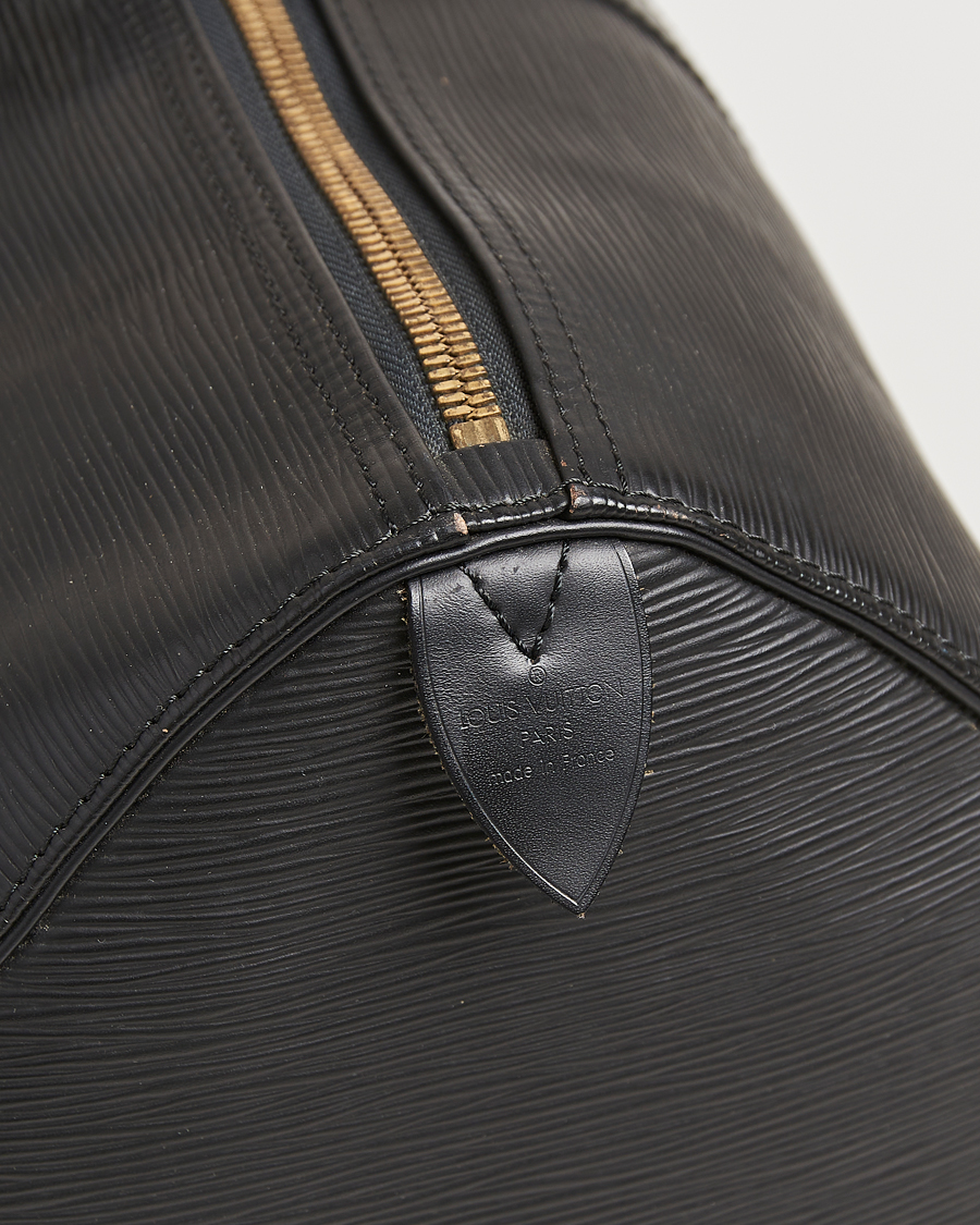 Hombres | Louis Vuitton Pre-Owned Keepall 45 Epi Leather Travel Bag Black | Louis Vuitton Pre-Owned | Keepall 45 Epi Leather Travel Bag Black