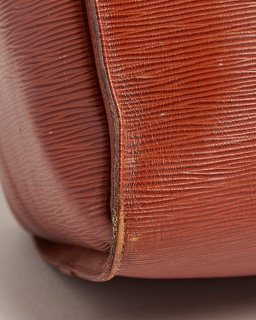 Hombres | Louis Vuitton Pre-Owned Keepall 50 Epi Leather Travel Bag Brown | Louis Vuitton Pre-Owned | Keepall 50 Epi Leather Travel Bag Brown
