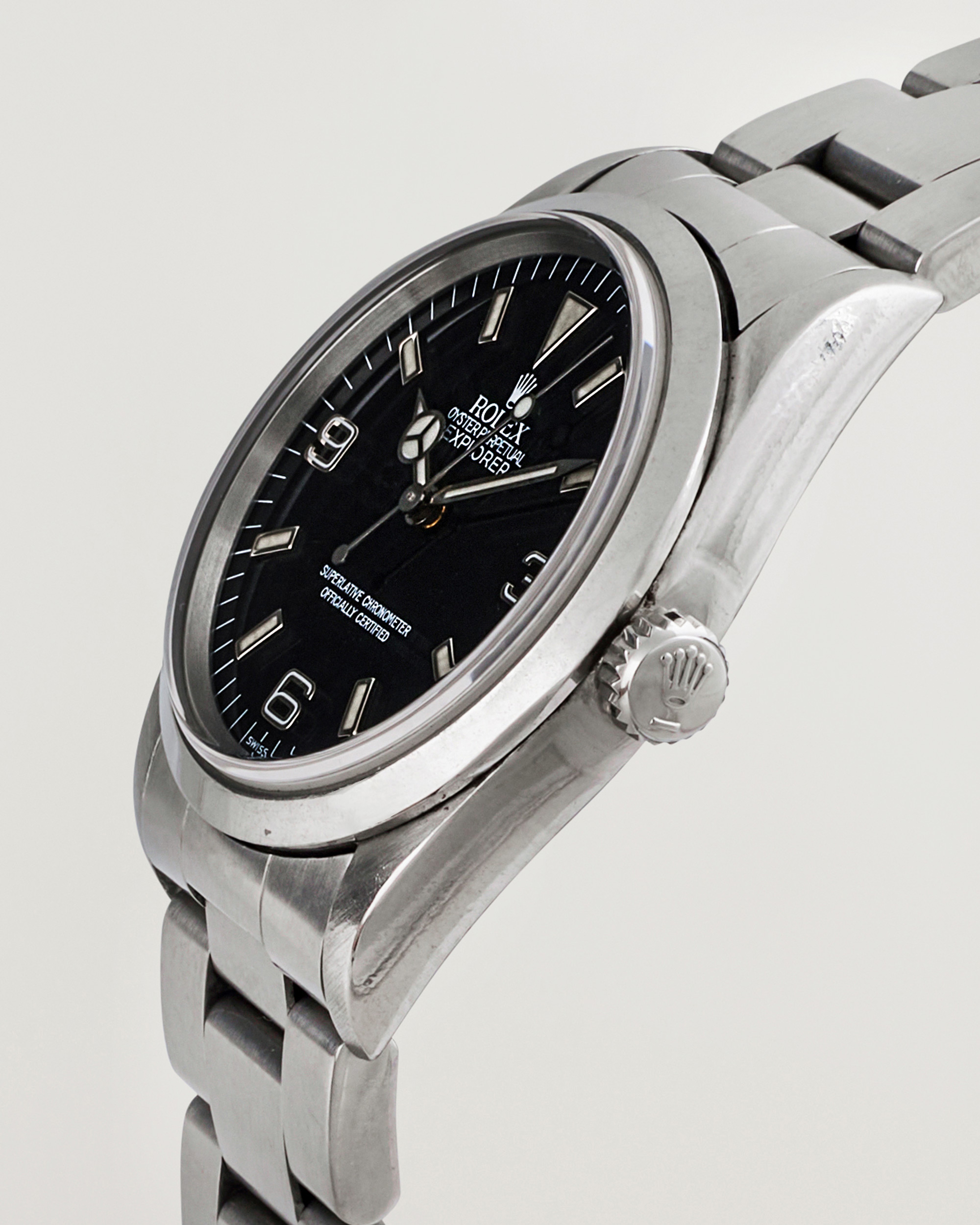Hombres | Rolex Pre-Owned Explorer 14270 Silver | Rolex Pre-Owned | Explorer 14270 Silver
