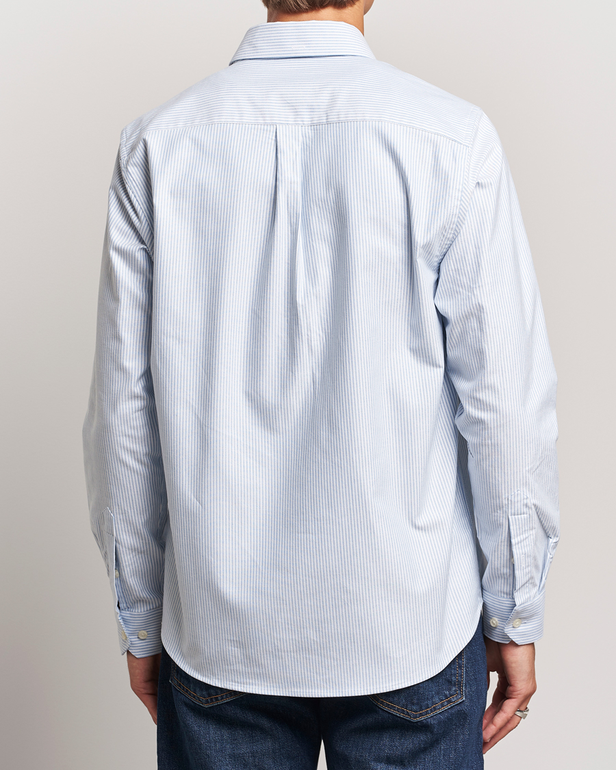 Hombres | Camisas | LES DEUX | Konrad Contrast Oxford Shirt Light Blue/White