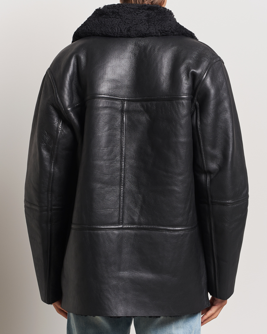 Hombres | Abrigos y chaquetas | J.Lindeberg | Sutton Shearling Jacket Black