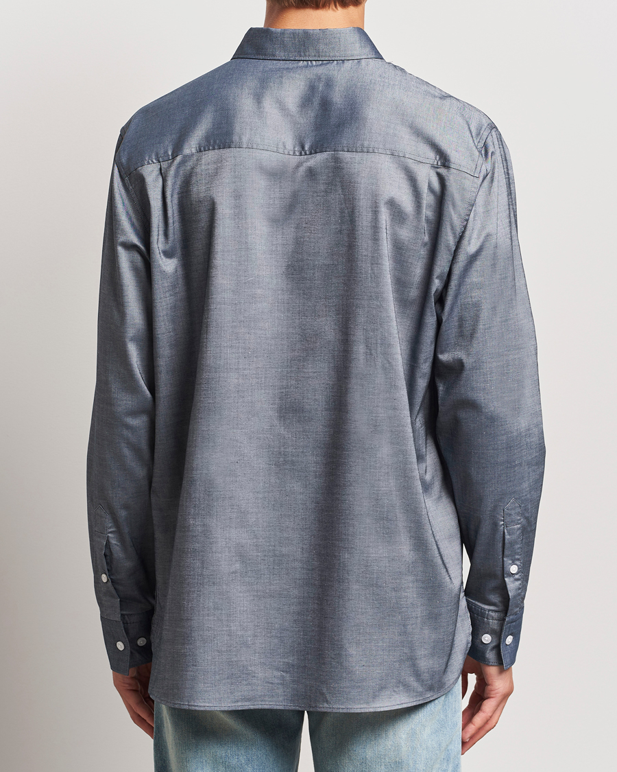 Hombres | Camisas | J.Lindeberg | Regular Stretch Oxford Shirt Navy