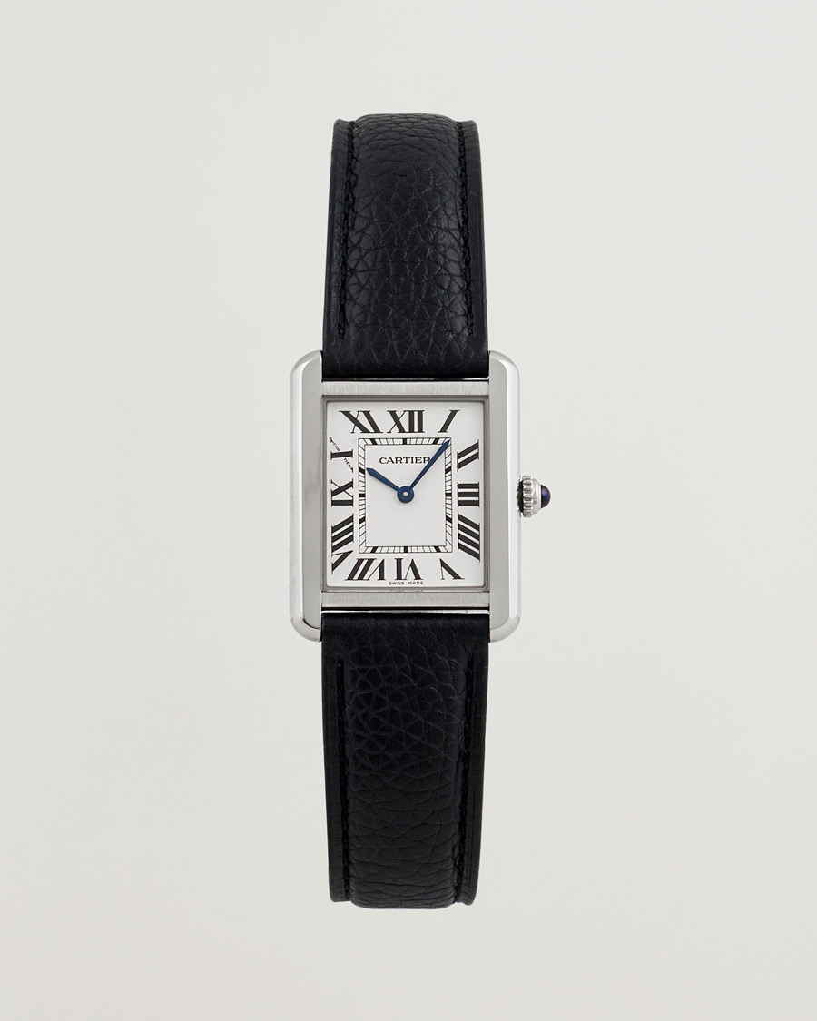 Hombres | Cartier Pre-Owned Tank SoloWSTA0030 Silver | Cartier Pre-Owned | Tank SoloWSTA0030 Silver