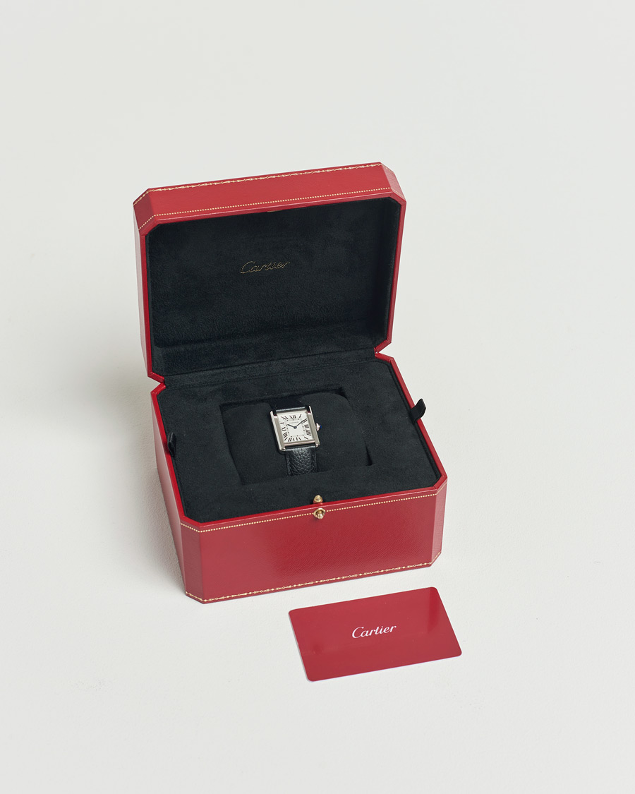 Hombres | Cartier Pre-Owned Tank SoloWSTA0030 Silver | Cartier Pre-Owned | Tank SoloWSTA0030 Silver