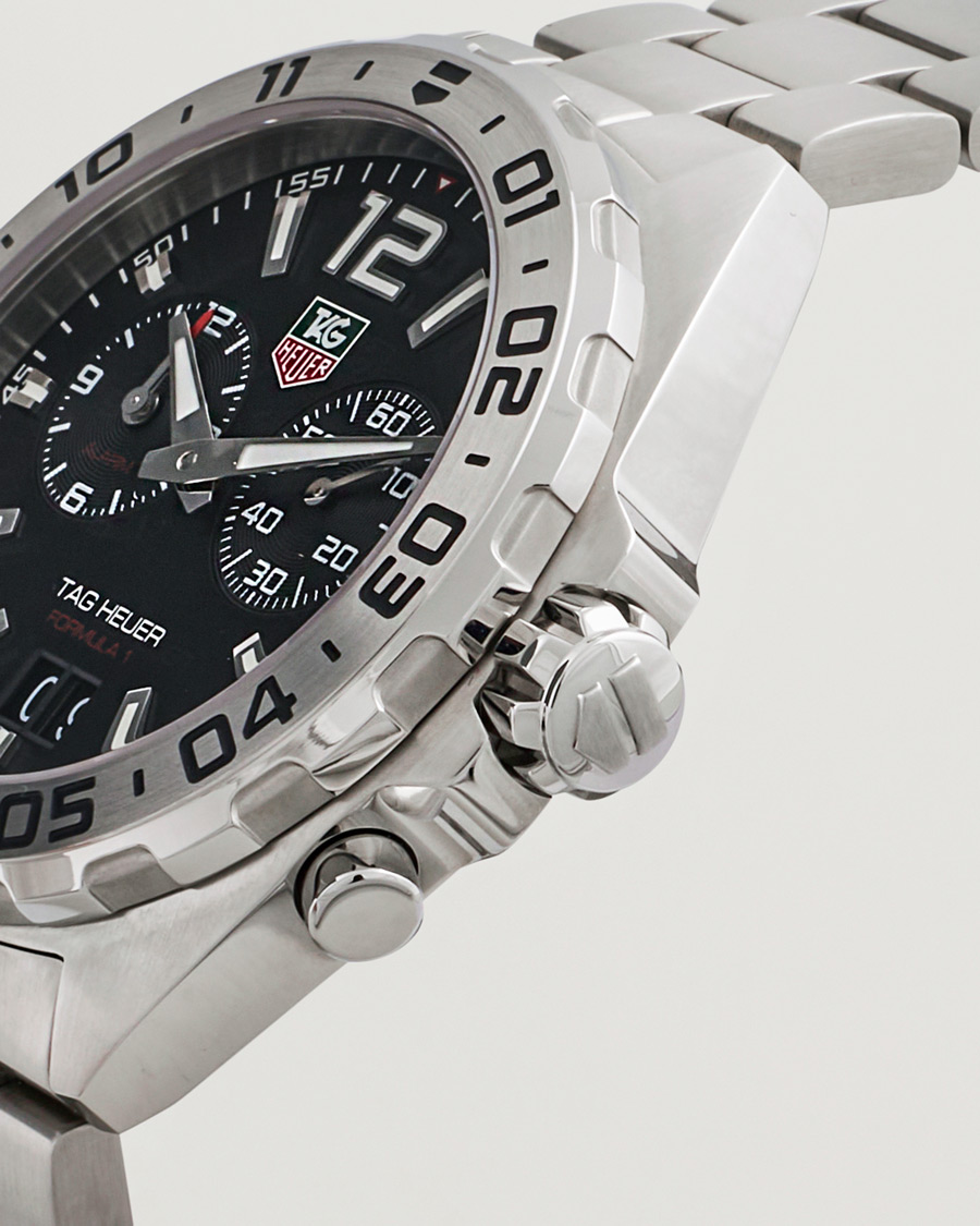 Hombres | Tag Heuer Pre-Owned Formula 1 Alarm WAZ111A Silver | Tag Heuer Pre-Owned | Formula 1 Alarm WAZ111A Silver