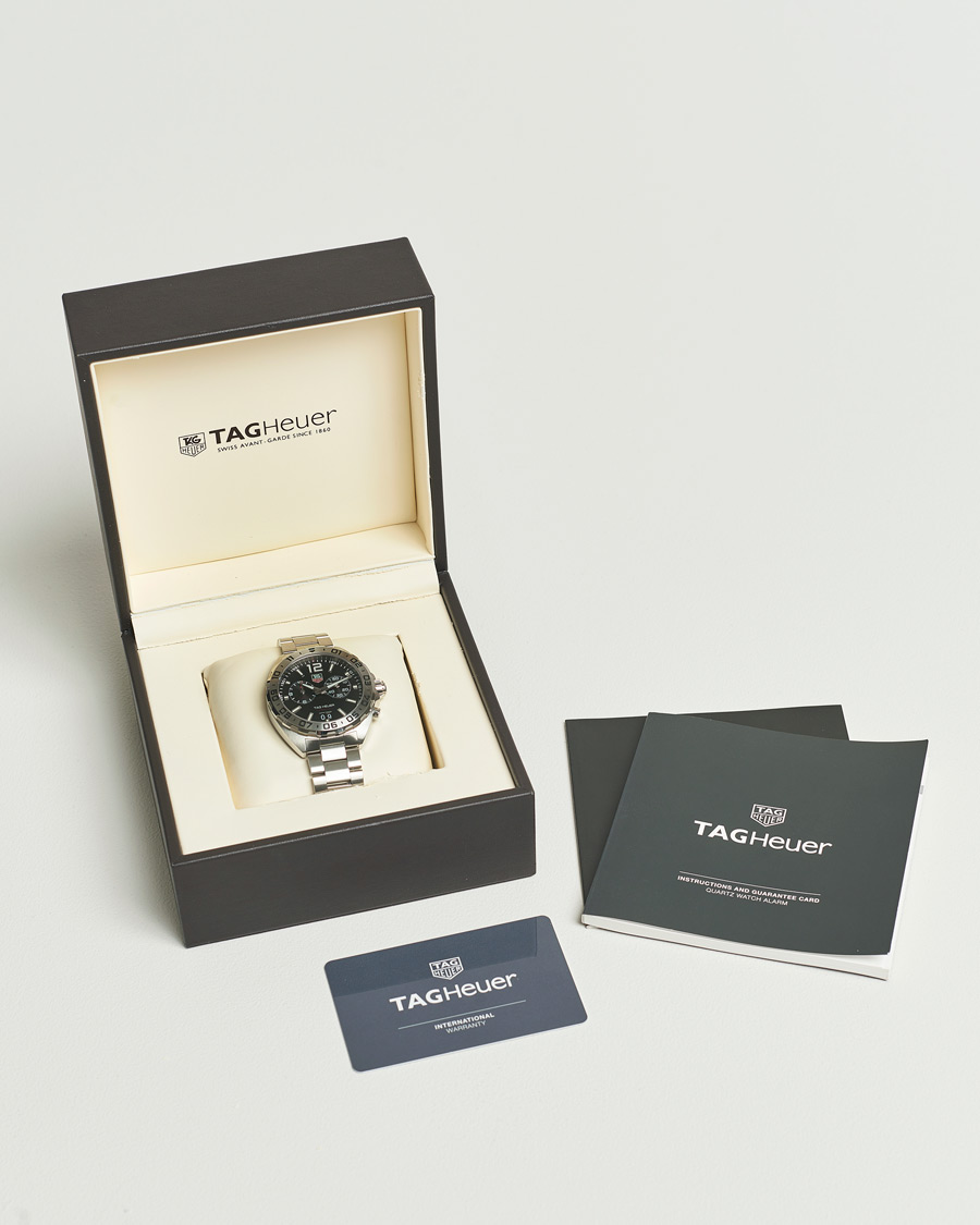 Hombres | Tag Heuer Pre-Owned Formula 1 Alarm WAZ111A Silver | Tag Heuer Pre-Owned | Formula 1 Alarm WAZ111A Silver