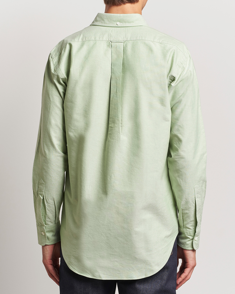 Hombres | Camisas | Kamakura Shirts | Vintage Ivy Oxford Button Down Shirt Green