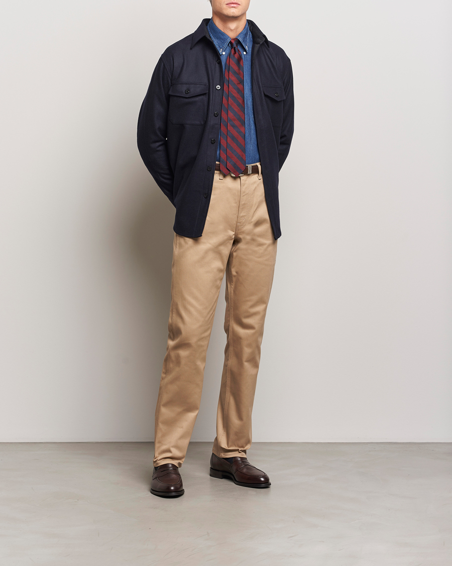 Hombres | Pantalones | Kamakura Shirts | Take Ivy 5-Pocket Pants Khaki
