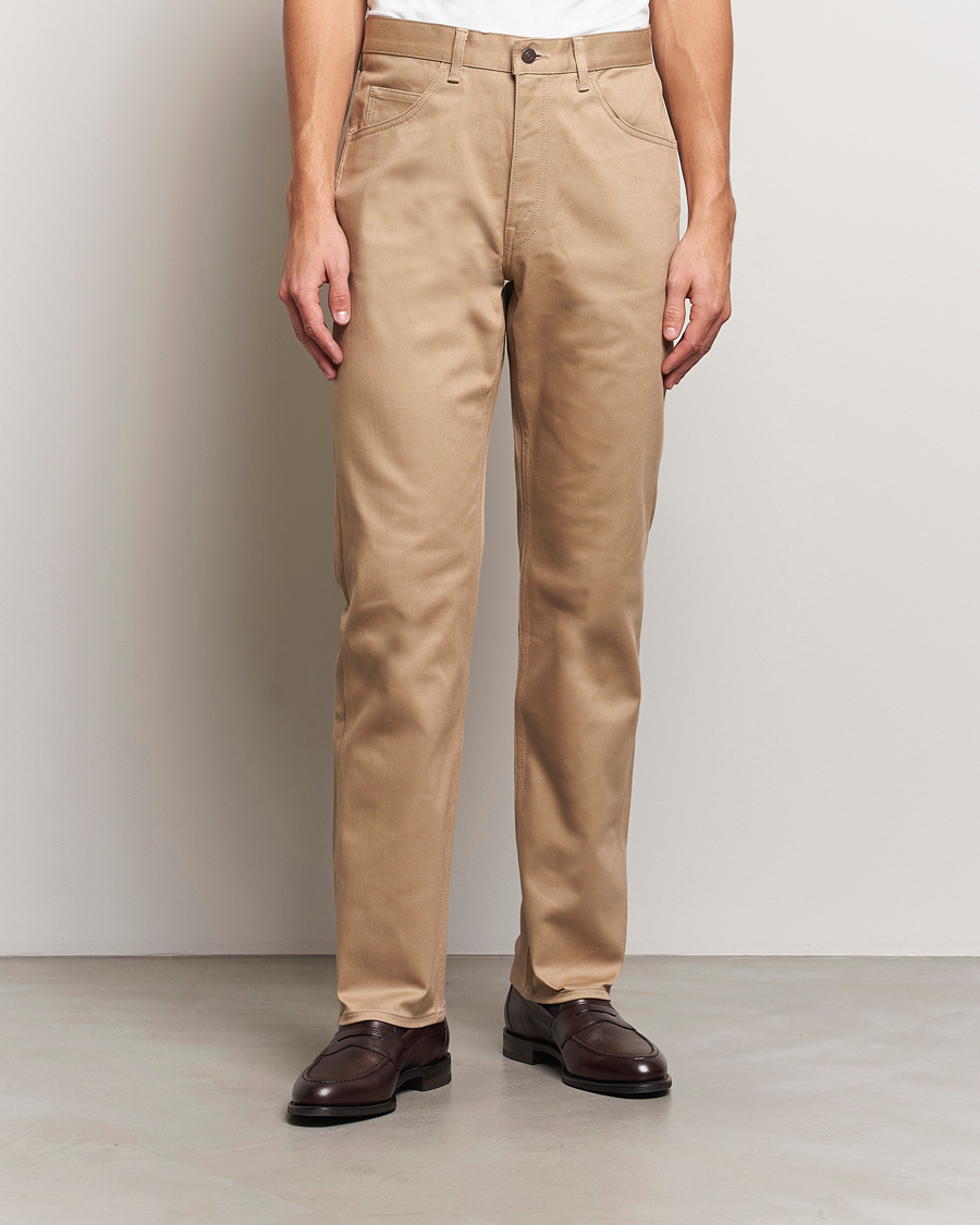 Hombres | Pantalones | Kamakura Shirts | Take Ivy 5-Pocket Pants Khaki