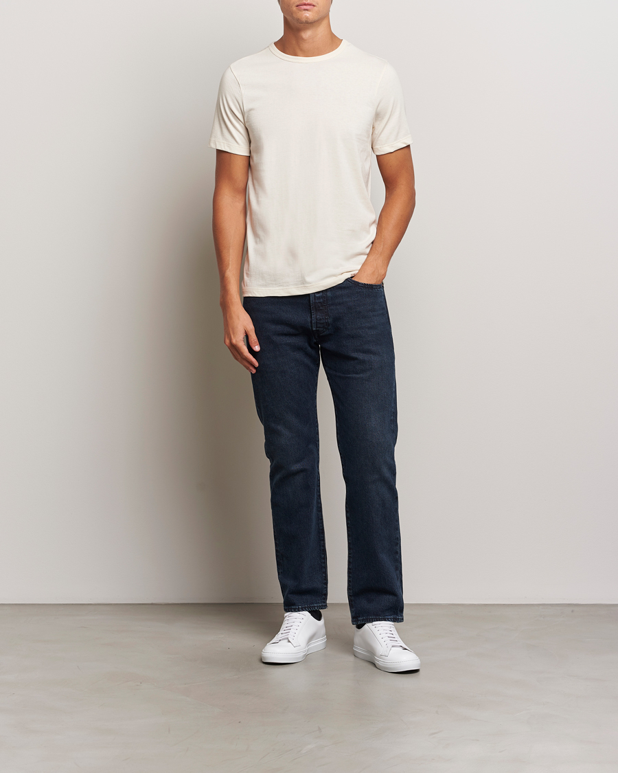 Hombres | Camisetas | Merz b. Schwanen | 1950s Classic Loopwheeled T-shirt Nature