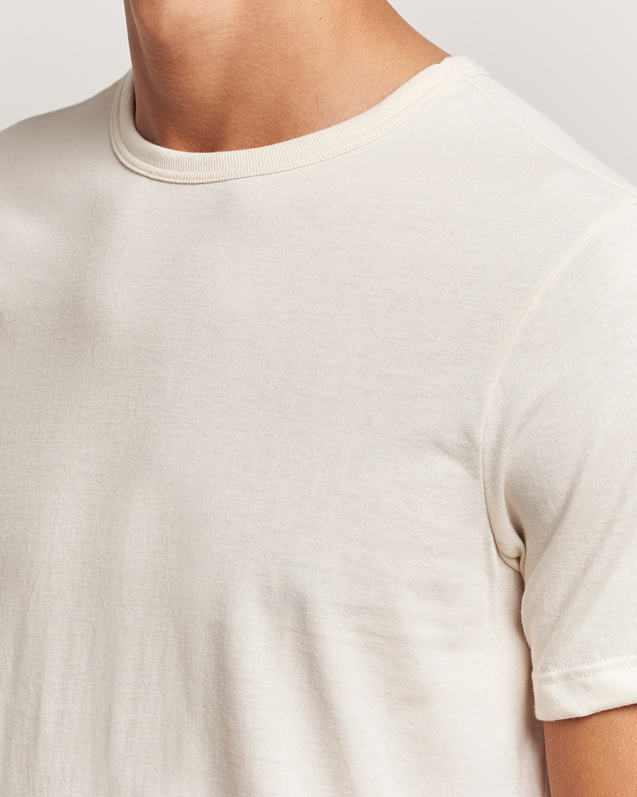 Hombres | Camisetas | Merz b. Schwanen | 1950s Classic Loopwheeled T-shirt Nature