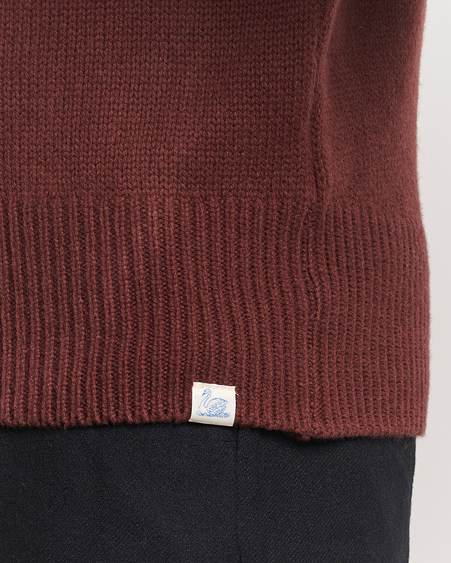 Hombres | Jerséis y prendas de punto | Merz b. Schwanen | Merino/Cashmere Rollneck Bark Brown