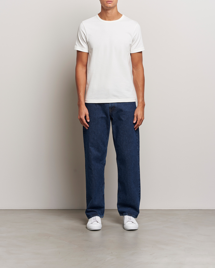 Hombres | Camisetas | Merz b. Schwanen | Classic Fit Loopwheeled T-Shirt White